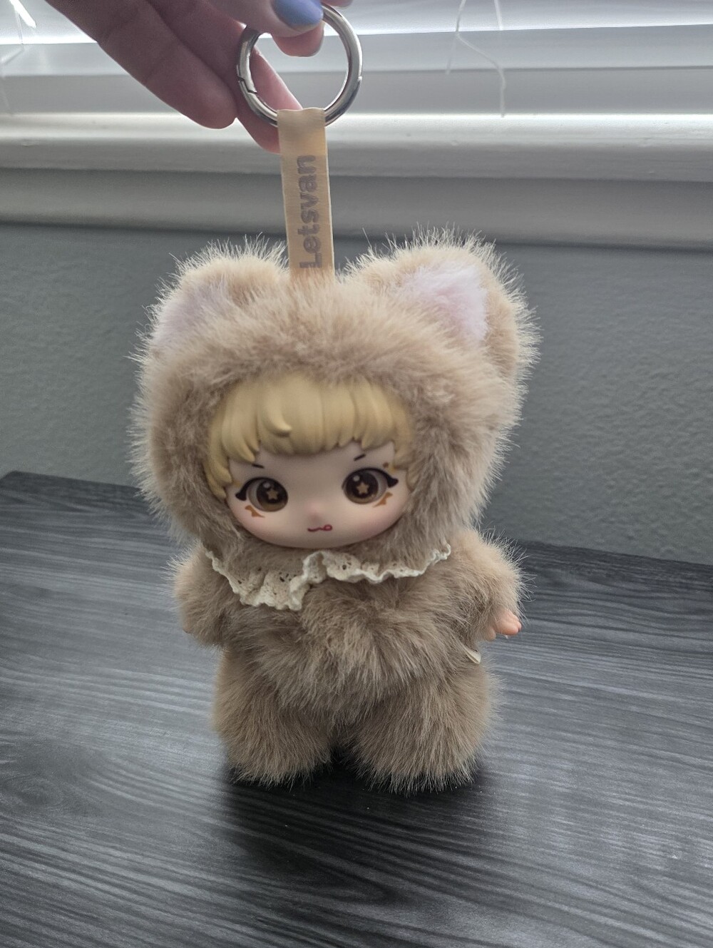 Gourmand Little Bear LETSVAN ZIYULI Animal Party Series plush keychain